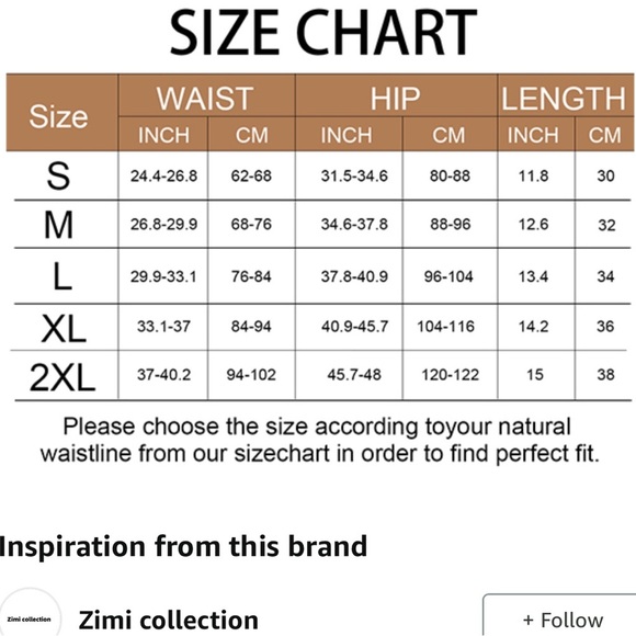 🆕 Zimi Tummy Control High Waist Shapewear XL - Picture 5 of 5